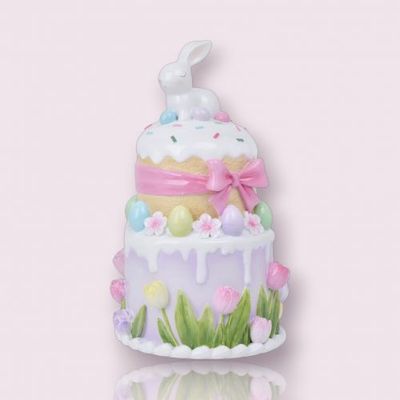 PRE-ORDER 10&quot; Bunny Egg Cake Easter Decor *SHIPS 2/2026* NEW 2026