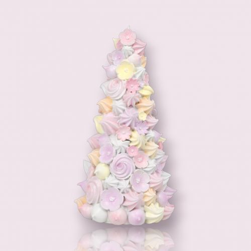 PRE-ORDER 12&quot; Pastel Meringue Tree Easter Decor *SHIPS 2/2026* NEW 2026