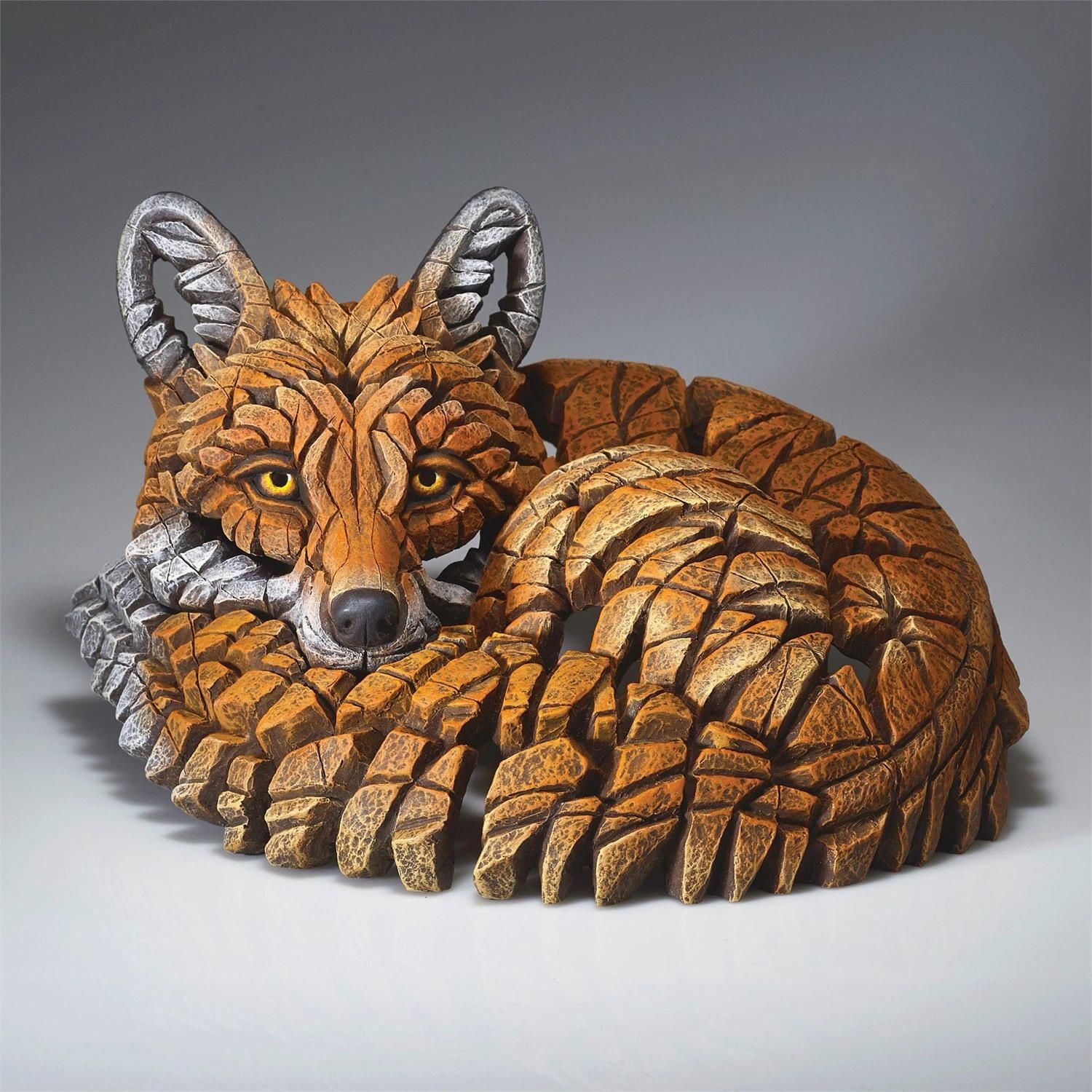 PRE-ORDER Curled Fox By: Edge Sculpture *SHIPS 8/2025 NEW 2025