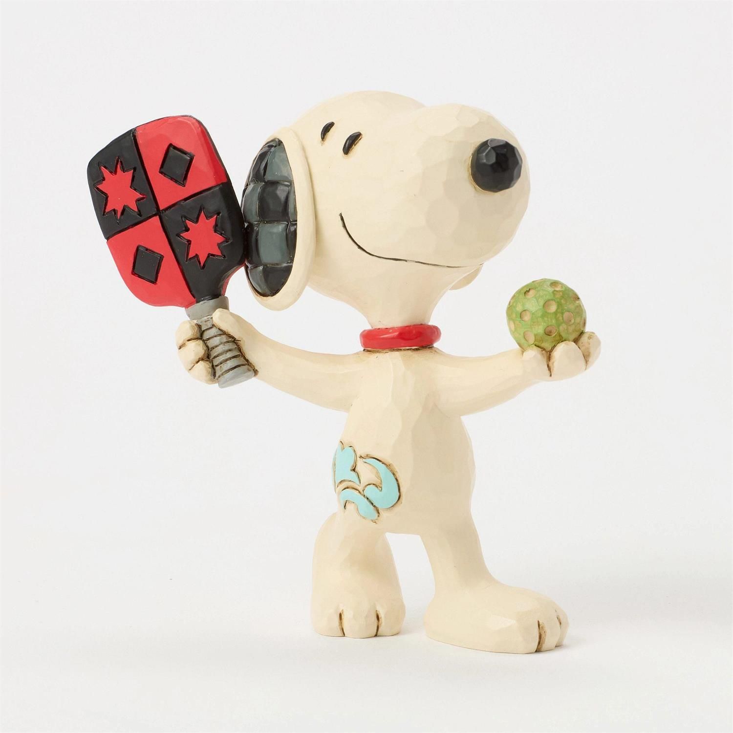 PRE-ORDER Snoopy Playing Pickleball Mini By: Peanuts Jim Shore *SHIPS 11/2025* NEW 2025