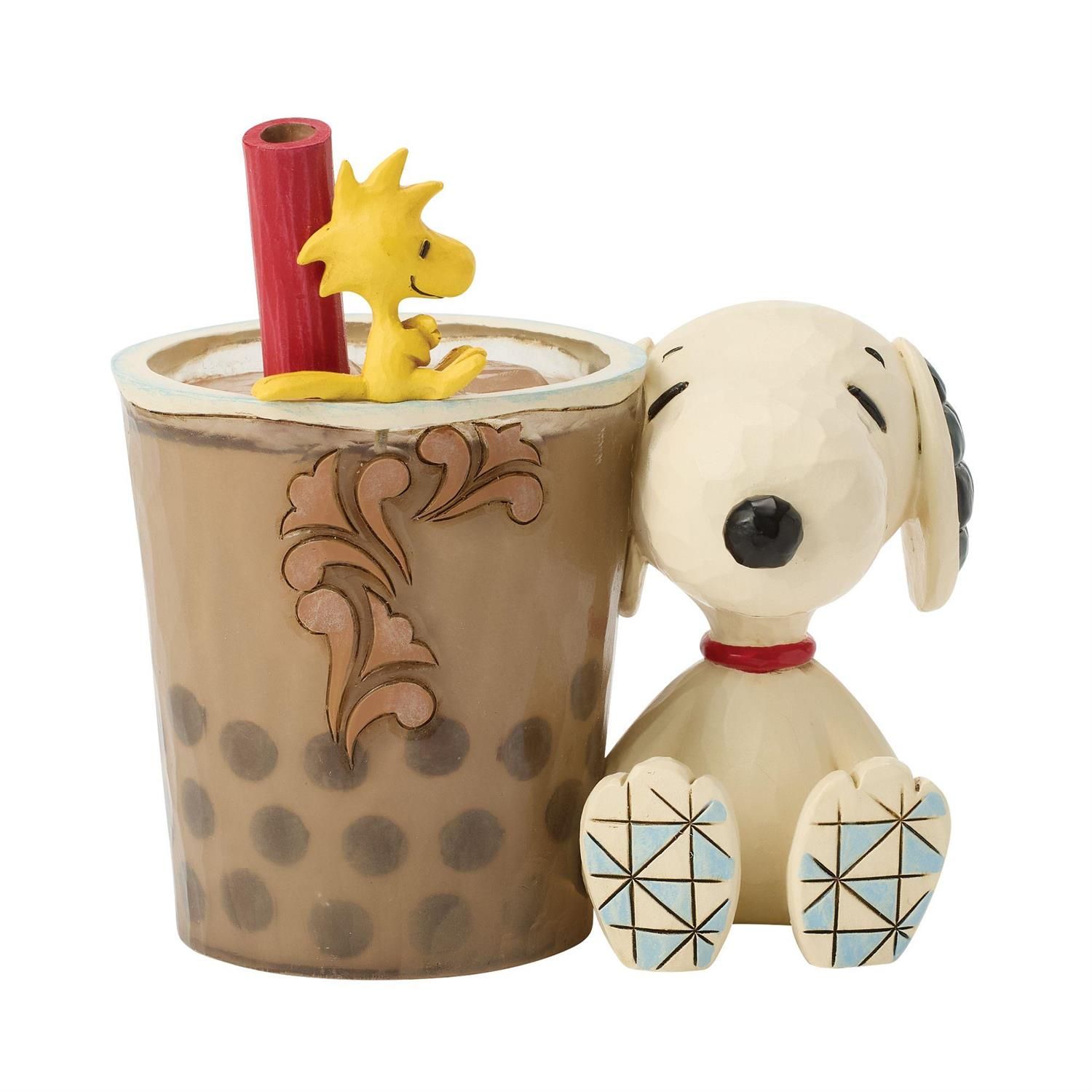PRE-ORDER Snoopy And Woodstock Boba By: Peanuts Jim Shore *SHIPS 11/2025* NEW 2025