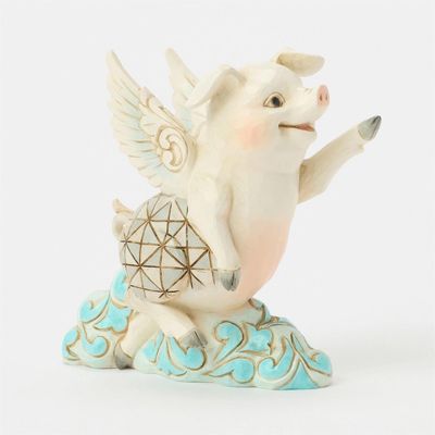 PRE-ORDER Flying Pig Mini By: Heartwood Creek Jim Shore *SHIPS 11/2025* NEW 2025