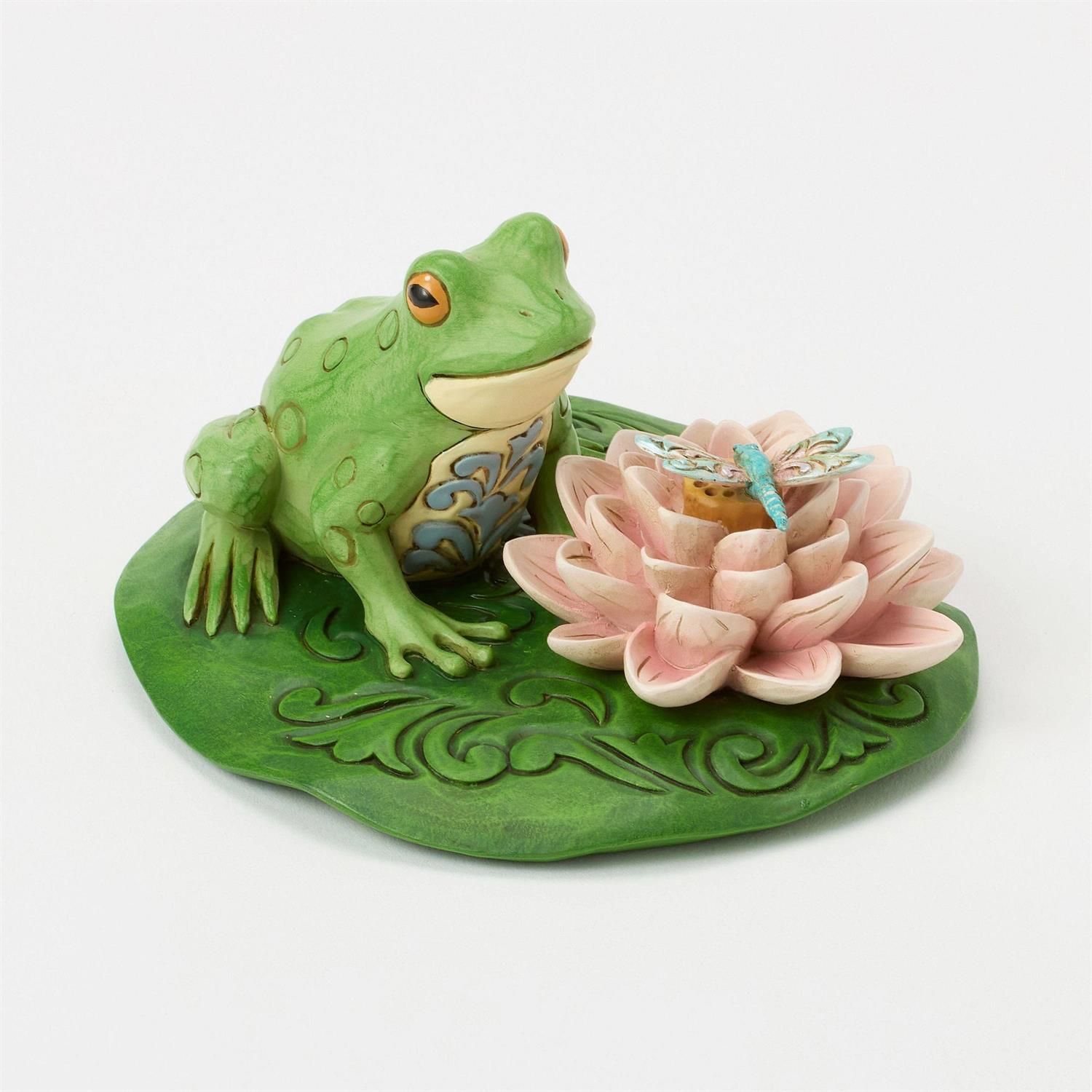 PRE-ORDER Frog On Lilypad By: Heartwood Creek Jim Shore *SHIPS 11/2025* NEW 2025