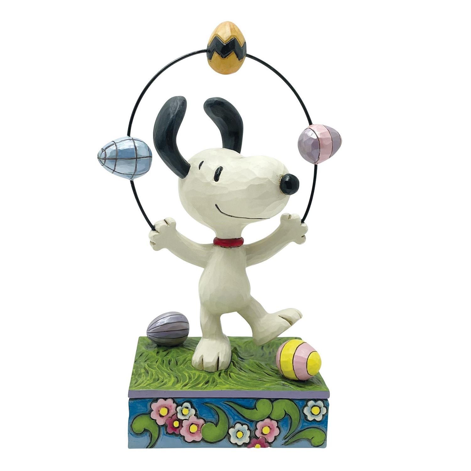 PRE-ORDER Snoopy Juggling Eggs By: Peanuts Jim Shore *SHIPS 11/2025* NEW 2025