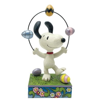 PRE-ORDER Snoopy Juggling Eggs By: Peanuts Jim Shore *SHIPS 11/2025* NEW 2025