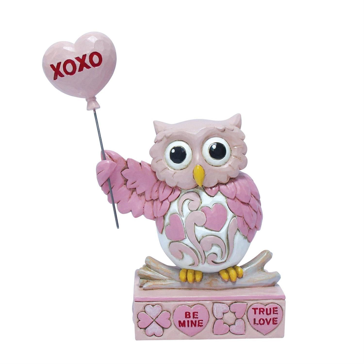 PRE-ORDER Sweethearts Owl With Balloon By: Heartwood Creek Jim Shore *SHIPS 11/2025* NEW 2025