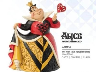 PRE-ORDER Queen Of Hearts By: Disney Traditions Jim Shore *SHIPS 11/2025* NEW 2025