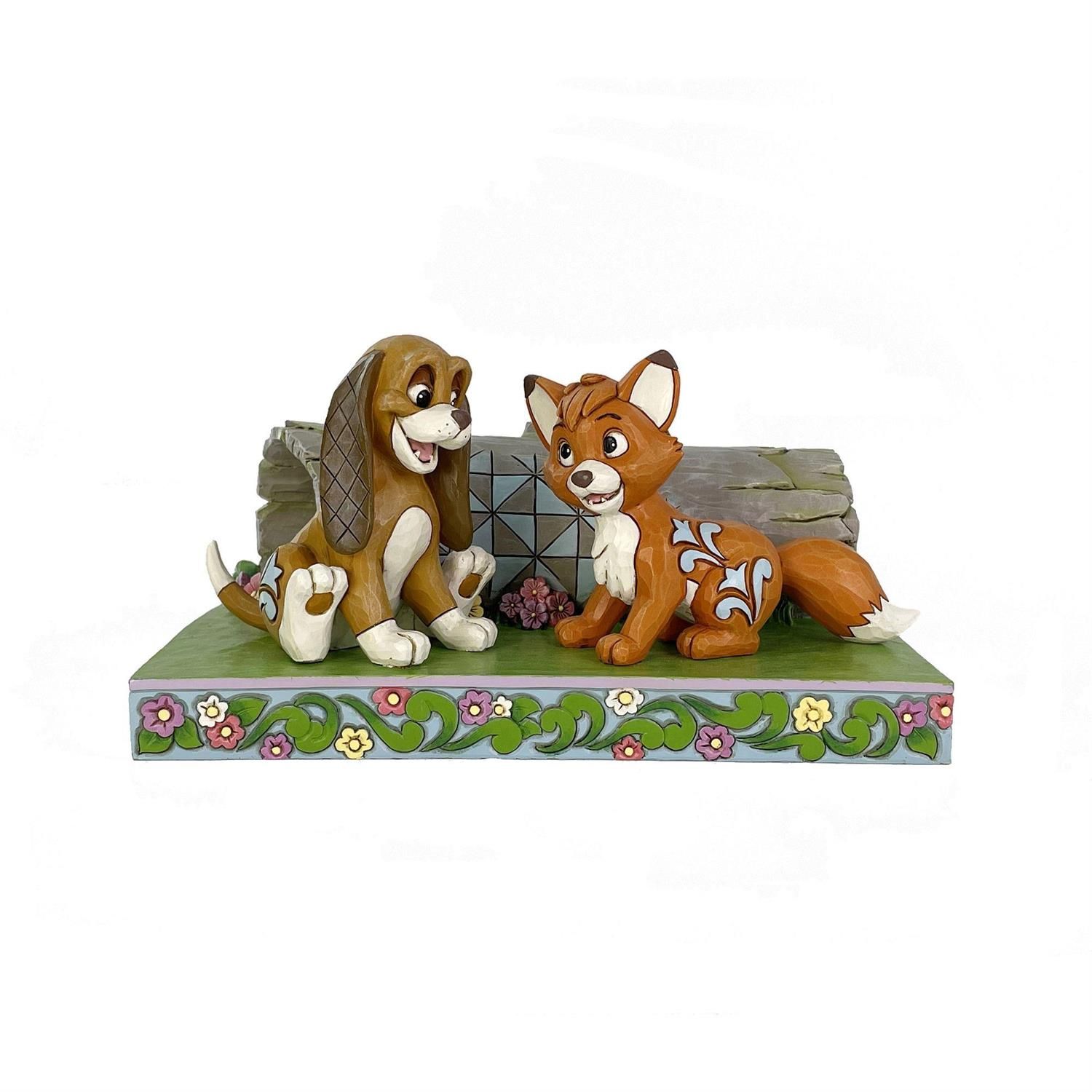 PRE-ORDER Fox And The Hound By: Disney Traditions Jim Shore *SHIPS 11/2025* NEW 2025