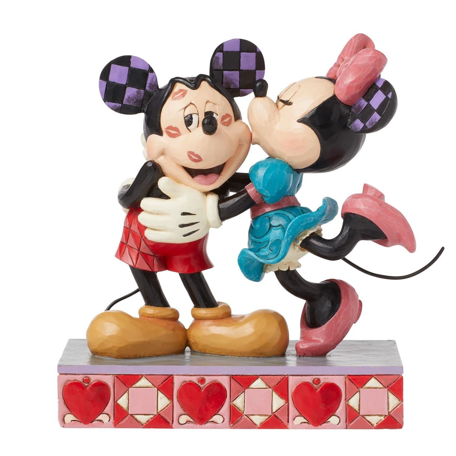 Mickey And Minnie Love Kisses By: Disney Traditions Jim Shore *SHIPS WITHIN 10 DAYS NEW 2024