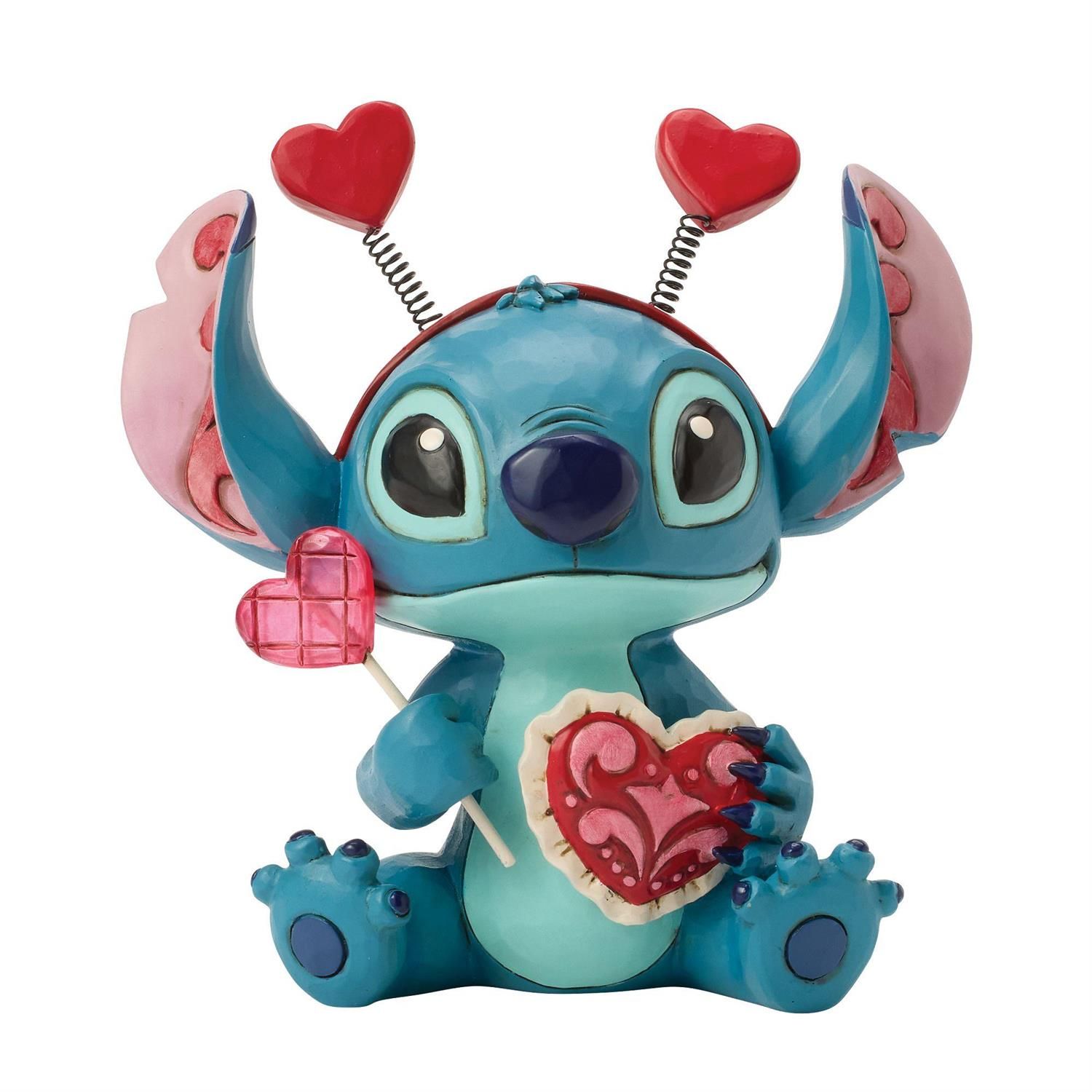PRE-ORDER Valentine&#39;s Stitch By: Disney Traditions Jim Shore *SHIPS 11/2025* NEW 2025