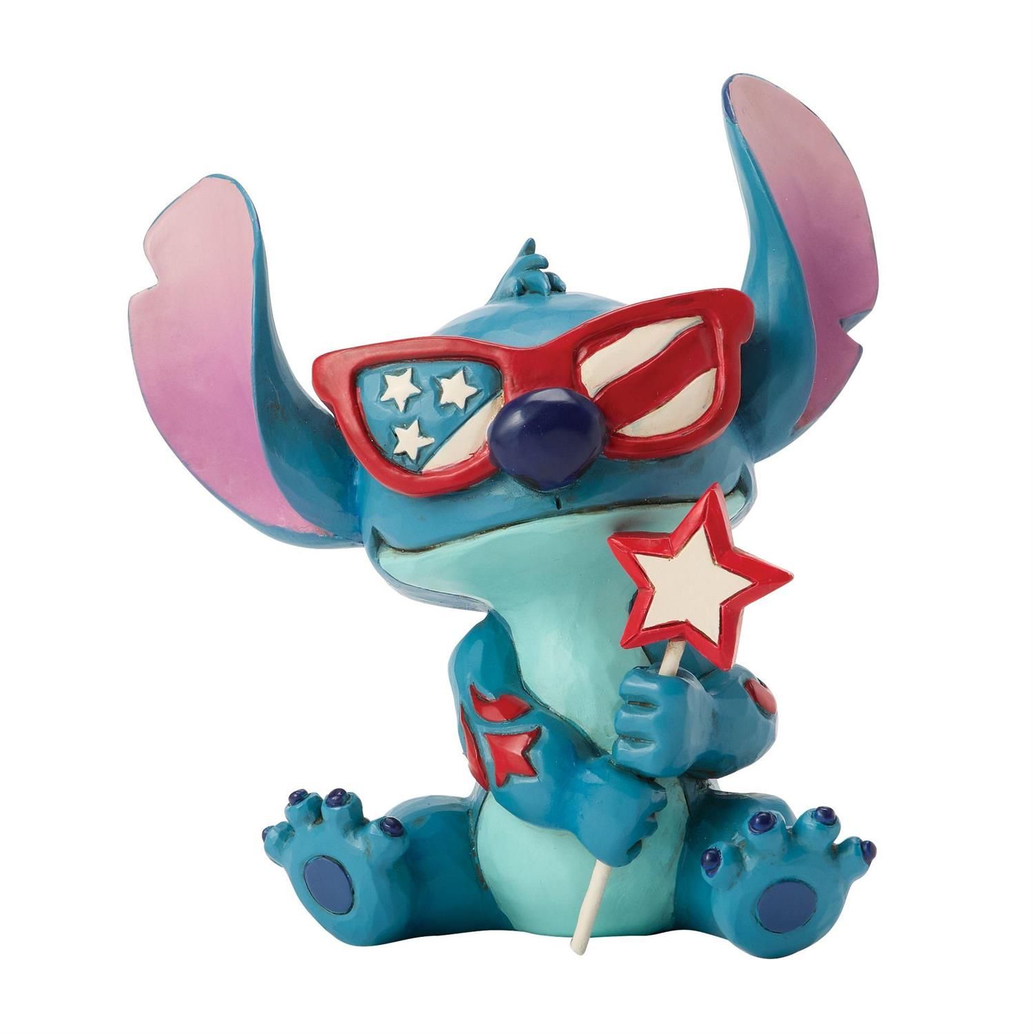 PRE-ORDER Patriotic Stitch Mini By: Disney Traditions Jim Shore *SHIPS 11/2025* NEW 2025