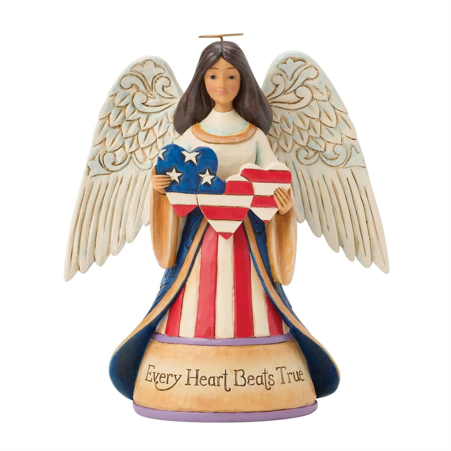 PRE-ORDER Patriotic Angel With Heart By: Heartwood Creek Jim Shore *SHIPS 3/2025* NEW 2026