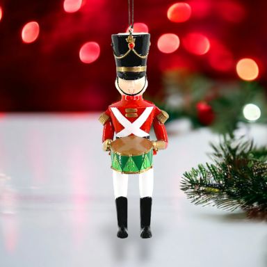 Puppet Toy Soldier Ornaments Set Of 2 Christmas Decor *SHIPS WITHIN 10 DAYS*