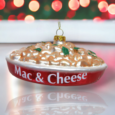 Mac &amp; Cheese Ornaments Set Of 2 Christmas Decor *SHIPS WITHIN 10 DAYS*