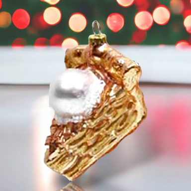 Apple Pie Ornaments Set Of 2 Christmas Decor *SHIPS WITHIN 10 DAYS*