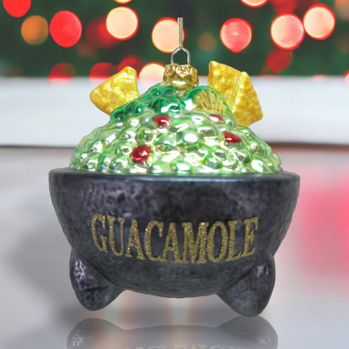 Guacamole Ornaments Set Of 2 Christmas Decor *SHIPS WITHIN 10 DAYS*