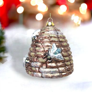 Garden Honeycomb Ornaments Set Of 2 Christmas Decor *SHIPS WITHIN 10 DAYS*
