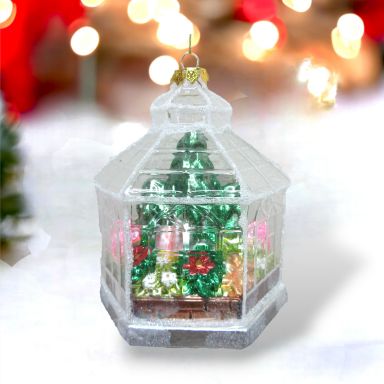 Garden Cactus Greenhouse Ornaments Set Of 2 Christmas Decor *SHIPS WITHIN 10 DAYS*