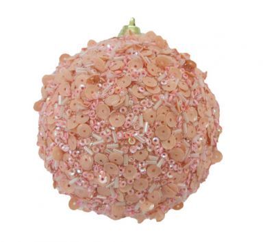 Pink Sprinkles Ornaments Set Of 2 Christmas Decor *SHIPS WITHIN 10 DAYS*