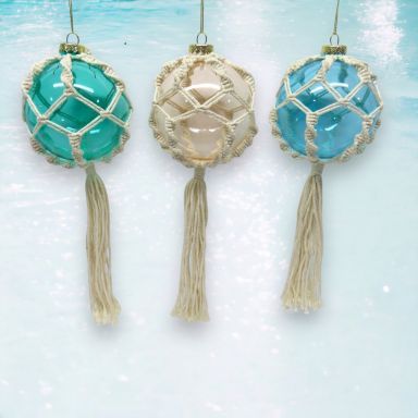 Netted Ornaments Set Of 3 Christmas Decor *SHIPS WITHIN 10 DAYS*