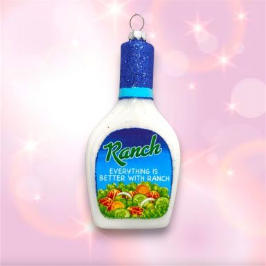 Ranch Dressing Ornaments Set Of 2 Christmas Decor *SHIPS WITHIN 10 DAYS*