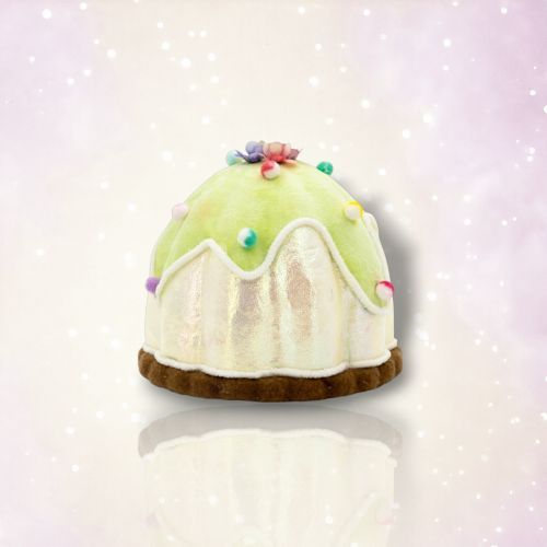 PRE-ORDER 6&quot; Green Cake With Icing Set Of 2 Birthday Decor *SHIPS 1/2026* NEW 2026