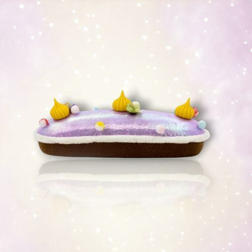 PRE-ORDER 8&quot; Purple Eclair Set Of 2 Birthday Decor *SHIPS 1/2026* NEW 2026