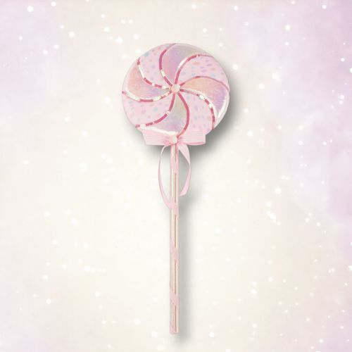 PRE-ORDER 26&quot; Pink Swirl Lollipop Pick Set Of 2 Birthday Decor *SHIPS 1/2026* NEW 2026