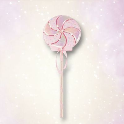 PRE-ORDER 26&quot; Pink Swirl Lollipop Pick Set Of 2 Birthday Decor *SHIPS 1/2026* NEW 2026