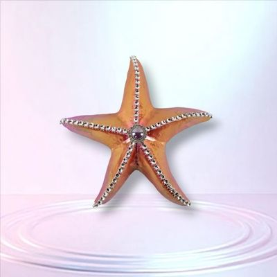 PRE-ORDER 7&quot; Coral Starfish Set Of 2 Coastal Decor *SHIPS 3/2026* NEW 2026
