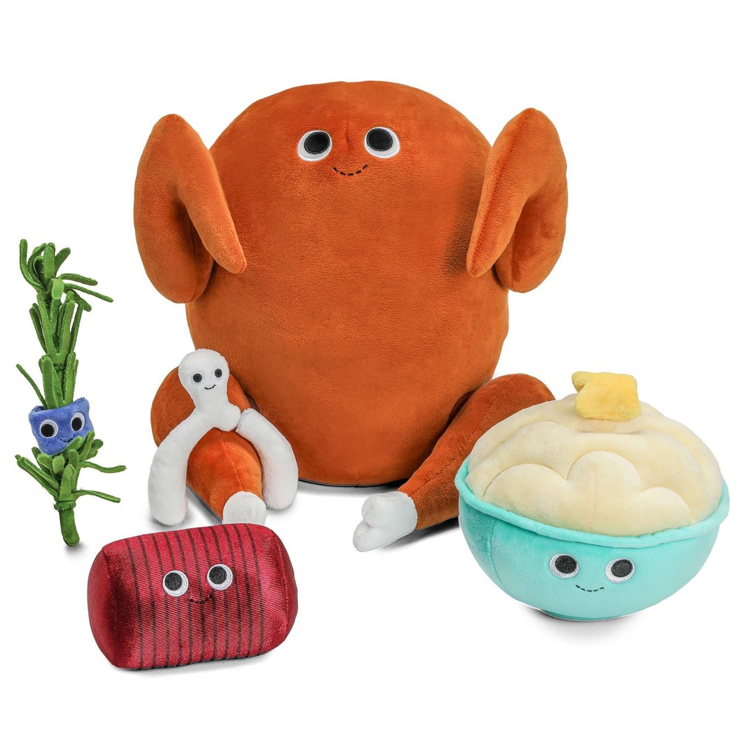 Yummy World Thanksgiving Turkey Plush Set Of 4 By: Kidrobot *SHIPS WITHIN 10 DAYS* NEW 2025
