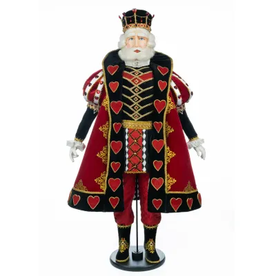 40" King of Hearts Doll Christmas Decor *SHIPS WITHIN 10 DAYS* NEW 2025