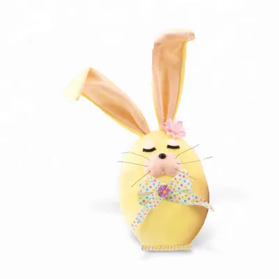 12" Yellow Egg Bunny Easter Decor *SHIPS WITHIN 10 DAYS*