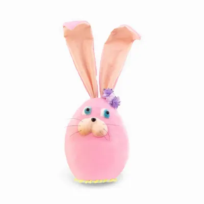 18&quot; Pink Egg Bunny Easter Decor *SHIPS WITHIN 10 DAYS*
