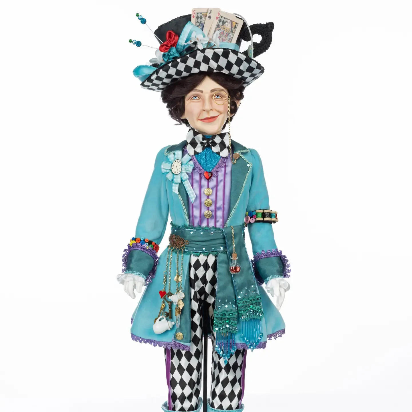 27" Mad Hatter Christmas Decor *SHIPS WITHIN 10 DAYS* NEW 2025