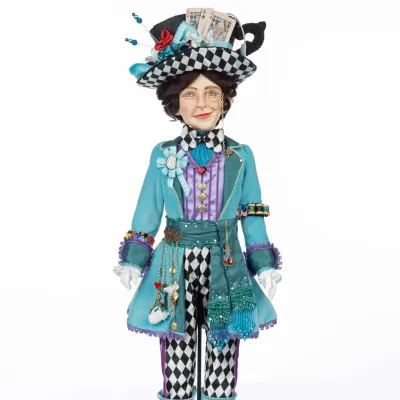 27" Mad Hatter Christmas Decor *SHIPS WITHIN 10 DAYS* NEW 2025