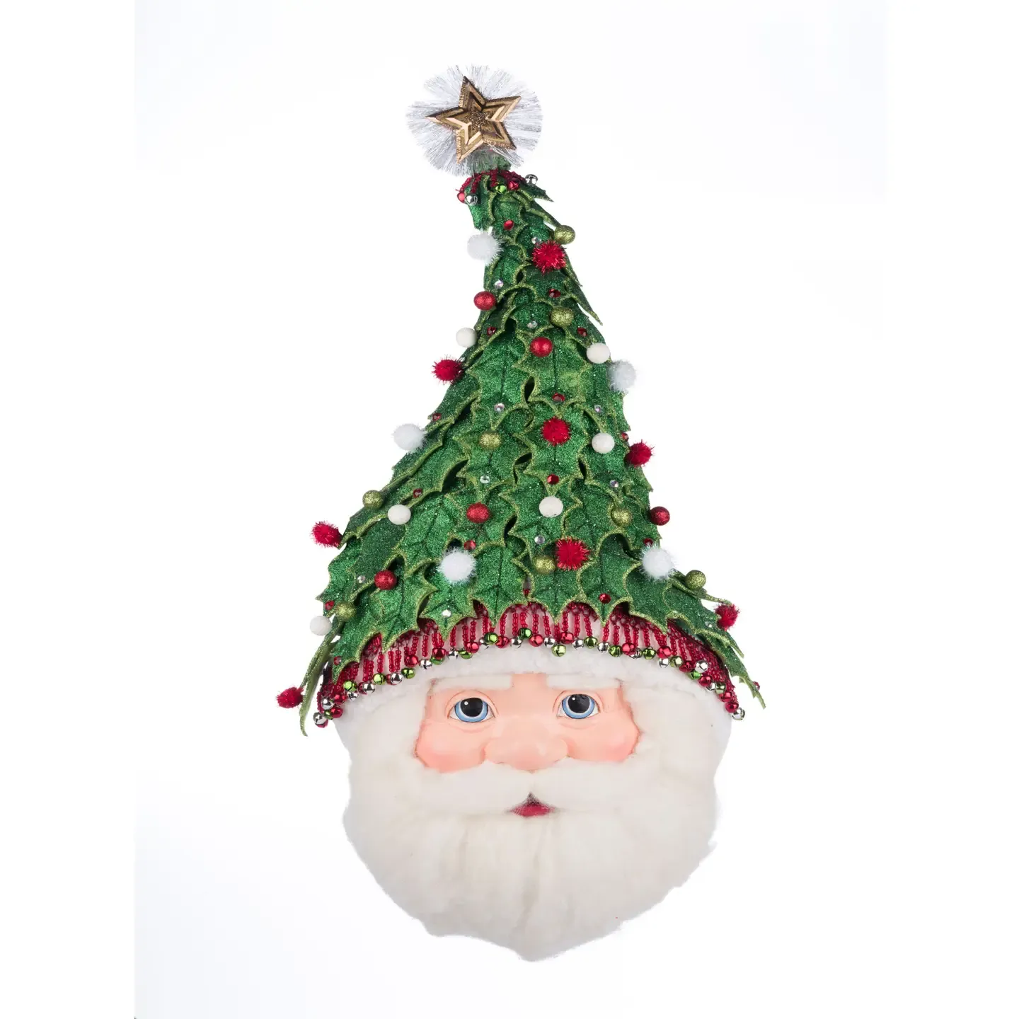 30" Holly Woods Santa Wall Mask Christmas Decor *SHIPS WITHIN 10 DAYS* NEW 2025