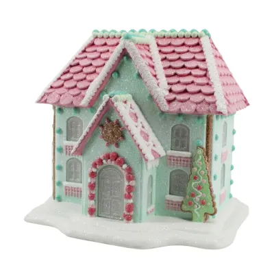 10.75" Gingerbread House Christmas Decor *SHIPS WITHIN 10 DAYS* NEW 2025