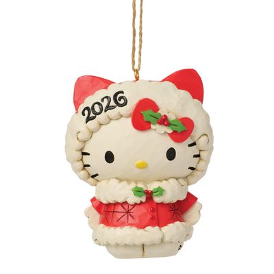 PRE-ORDER Hello Kitty 2026 Ornament By: Sanrio Jim Shore *SHIPS 7/2026* NEW 2026