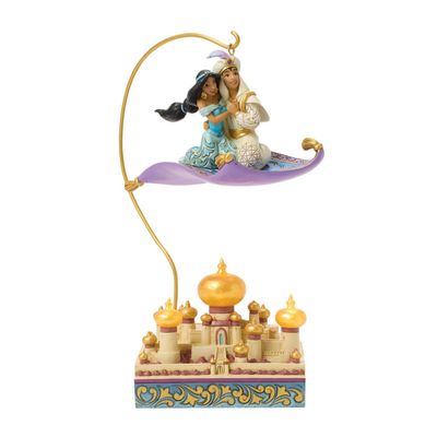 PRE-ORDER Aladdin &amp; Jasmine Magic Carpet LED By: Disney Jim Shore *SHIPS 6/2026* NEW 2026