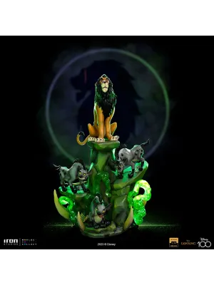 Scar The Lion King Deluxe 1/10 Scale Statue By: Iron Studios *Ships Within 15 Days*