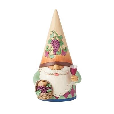 Wine Time Gnome By: Heartwood Creek Jim Shore