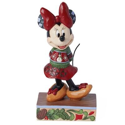 Holiday Ready Minnie Christmas Sweater By: Disney Jim Shore