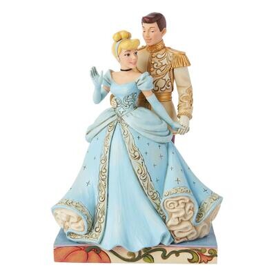 PRE-ORDER A Fairytale Love Cinderella &amp; Prince Charming In Love Series By: Disney Jim Shore *SHIPS8/2026* NEW 2024