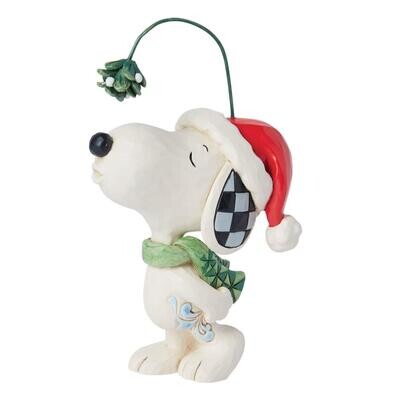PRE-ORDER Snoopy Mistletoe Mini By: Jim Shore Peanuts *SHIPS 5/2026* NEW 2024