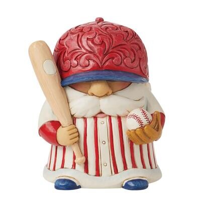 Batter Up Baseball Player Gnome By: Heartwood Creek Jim Shore *SHIPS WITHIN 10 DAYS*