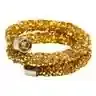 (GOLD) Rhinestone Swirl Napkin Rings (Set of 4) Table Top Accents