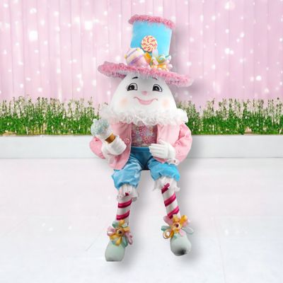 Greg the Egg Prince With Ice Cream Cone 48" Easter Decor