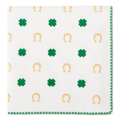 Clover Horseshoe Printed Napkin Saint Patrick's Decor