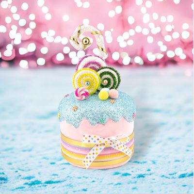10" Foam Cup Cake House Easter Decor